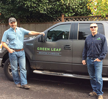 Curt and Steve of Green Leaf Irrigation & Landscape